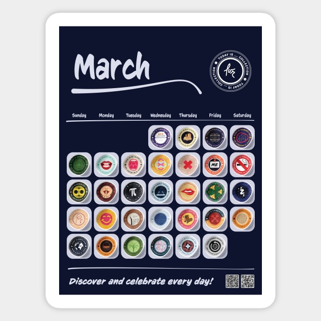 Today is Collection - March Edition Sticker by lvrdesign